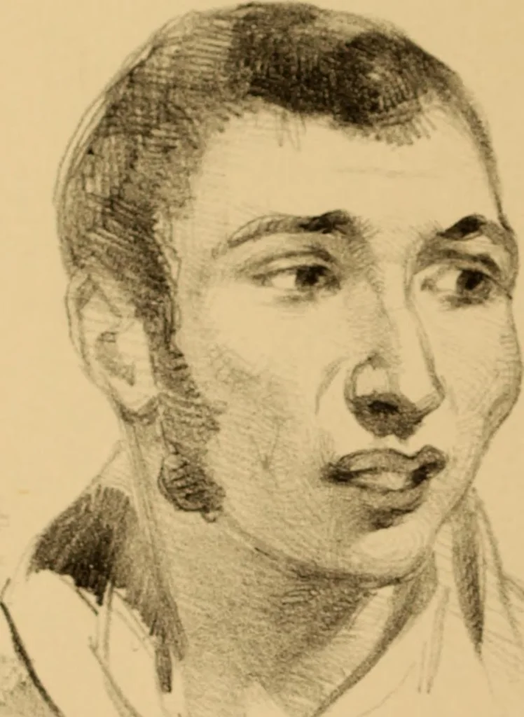 An illustration from The physiognomy of mental diseases, 1838, leaf 417