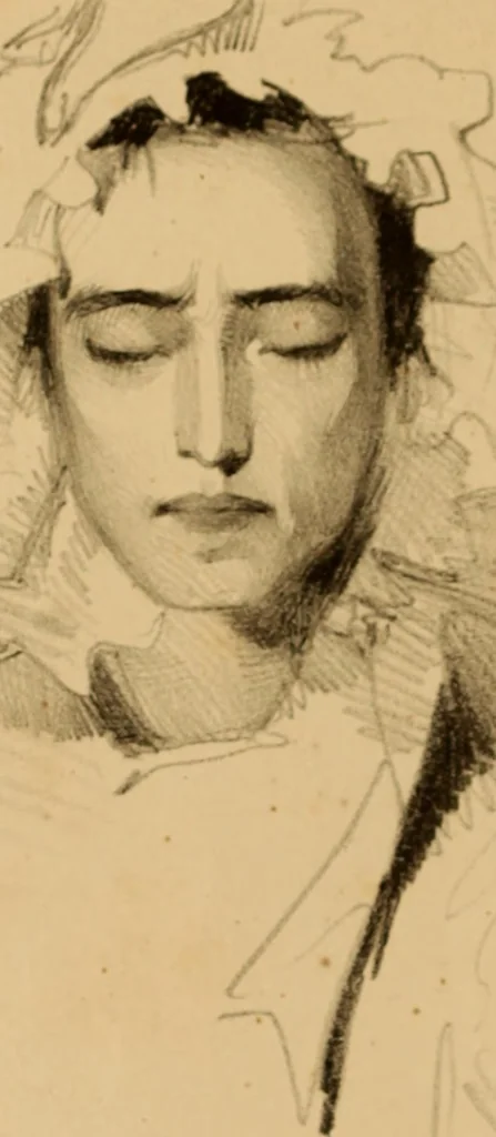 An illustration from The physiognomy of mental diseases, 1838, leaf 51