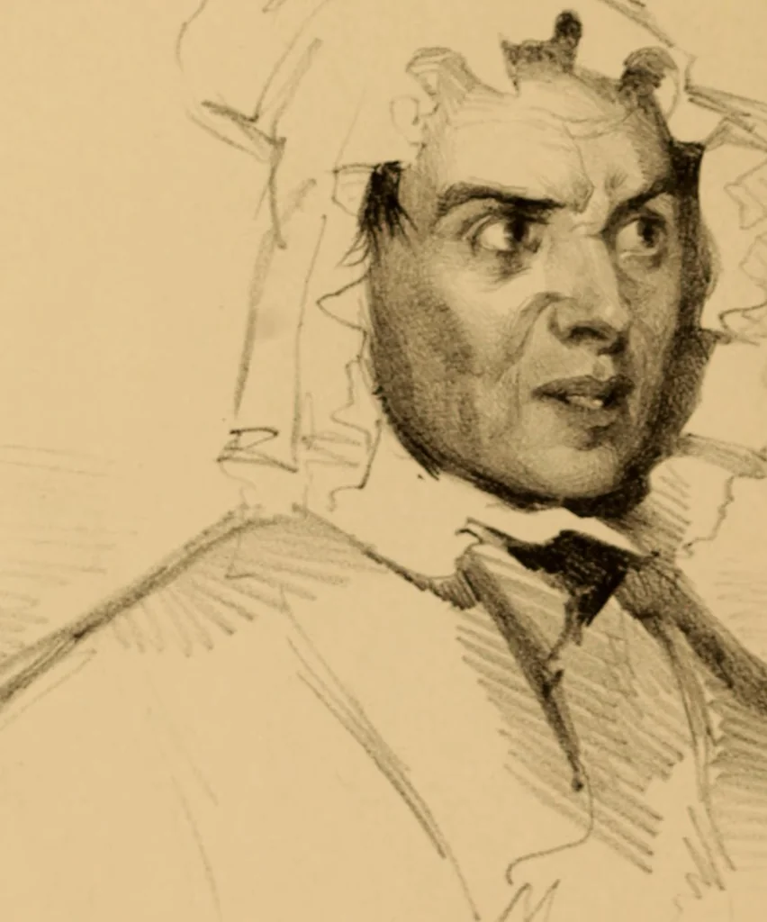 An illustration from The physiognomy of mental diseases, 1838, leaf 73