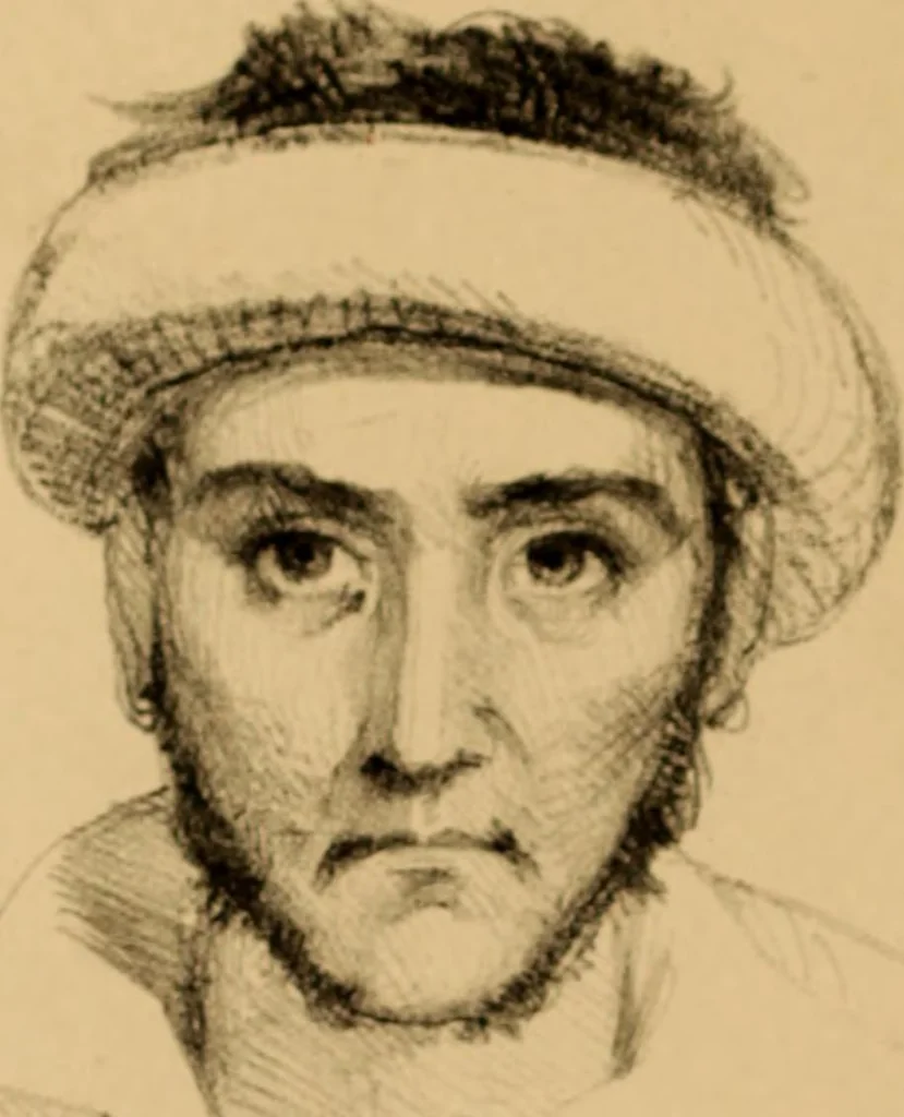 An illustration from The physiognomy of mental diseases, 1838, leaf 81