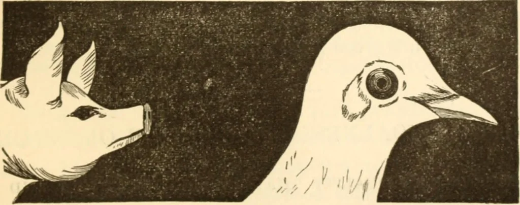 An illustration from Physiognomy illustrated ; or, Nature's revelations of character : a description of the mental, moral, and volitive dispositions of mankind, as manifested in the human form and countenance, 1891, leaf 190