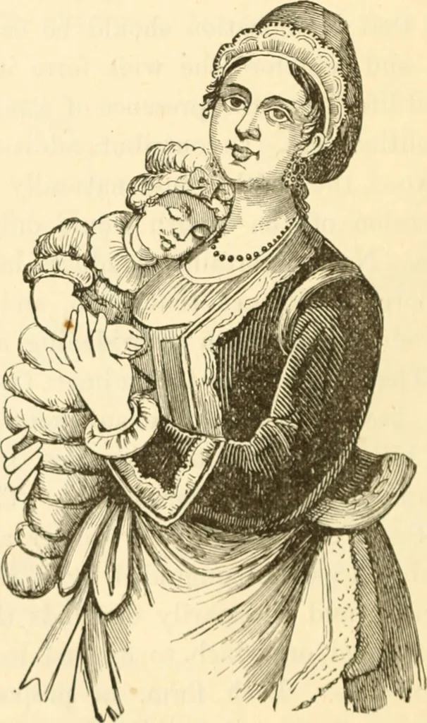 An illustration from Physiognomy illustrated ; or, Nature's revelations of character : a description of the mental, moral, and volitive dispositions of mankind, as manifested in the human form and countenance, 1891, leaf 195