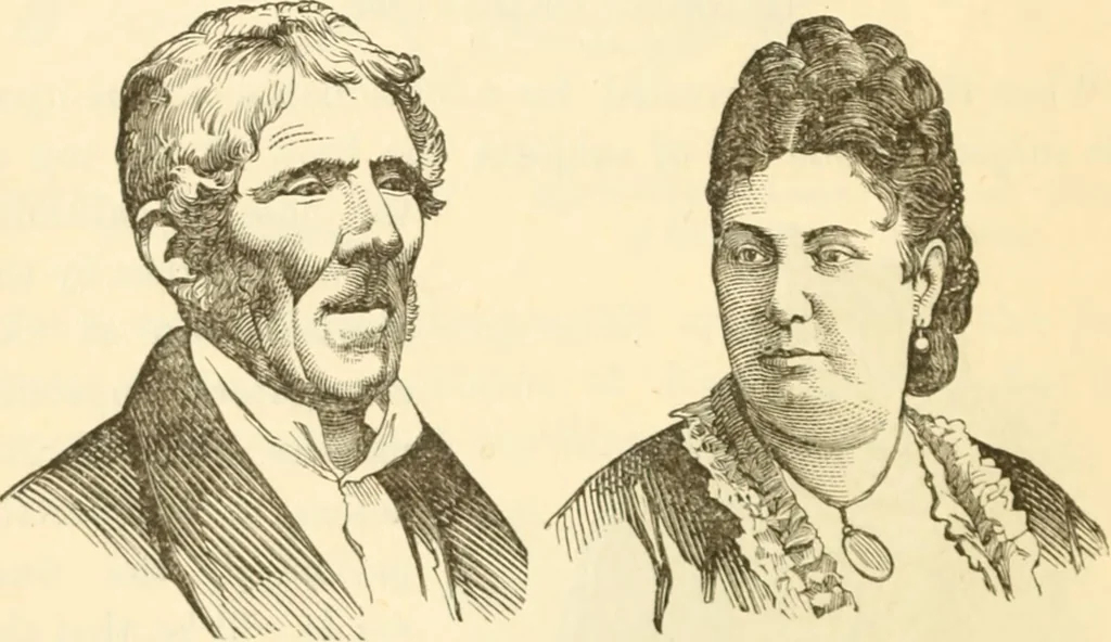 An illustration from Physiognomy illustrated ; or, Nature's revelations of character : a description of the mental, moral, and volitive dispositions of mankind, as manifested in the human form and countenance, 1891, leaf 203