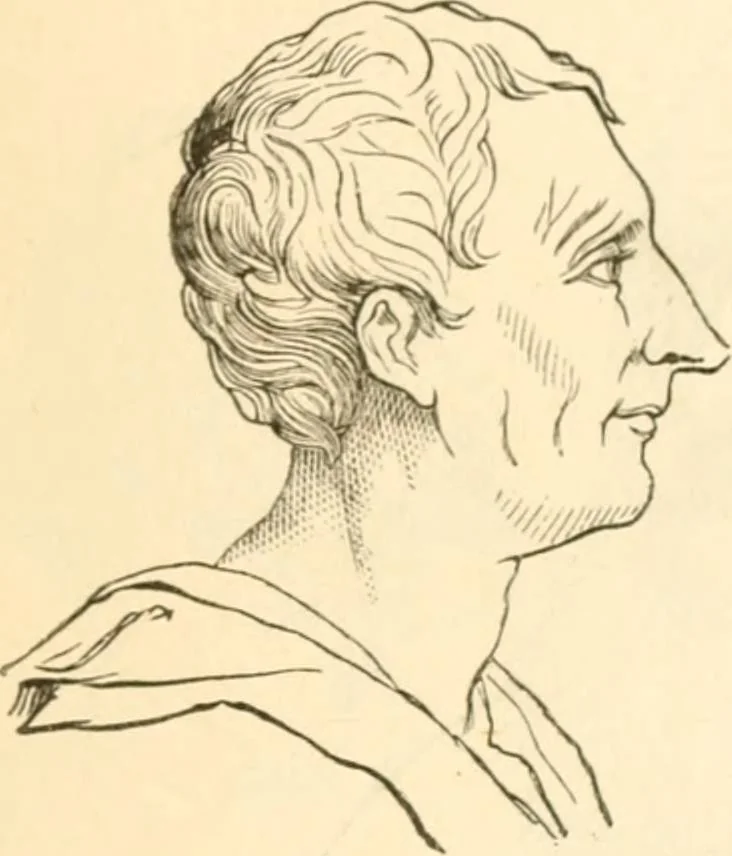 An illustration from Physiognomy illustrated ; or, Nature's revelations of character : a description of the mental, moral, and volitive dispositions of mankind, as manifested in the human form and countenance, 1891, leaf 218