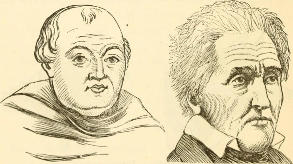 An illustration from Physiognomy illustrated ; or, Nature's revelations of character : a description of the mental, moral, and volitive dispositions of mankind, as manifested in the human form and countenance, 1891, leaf 221