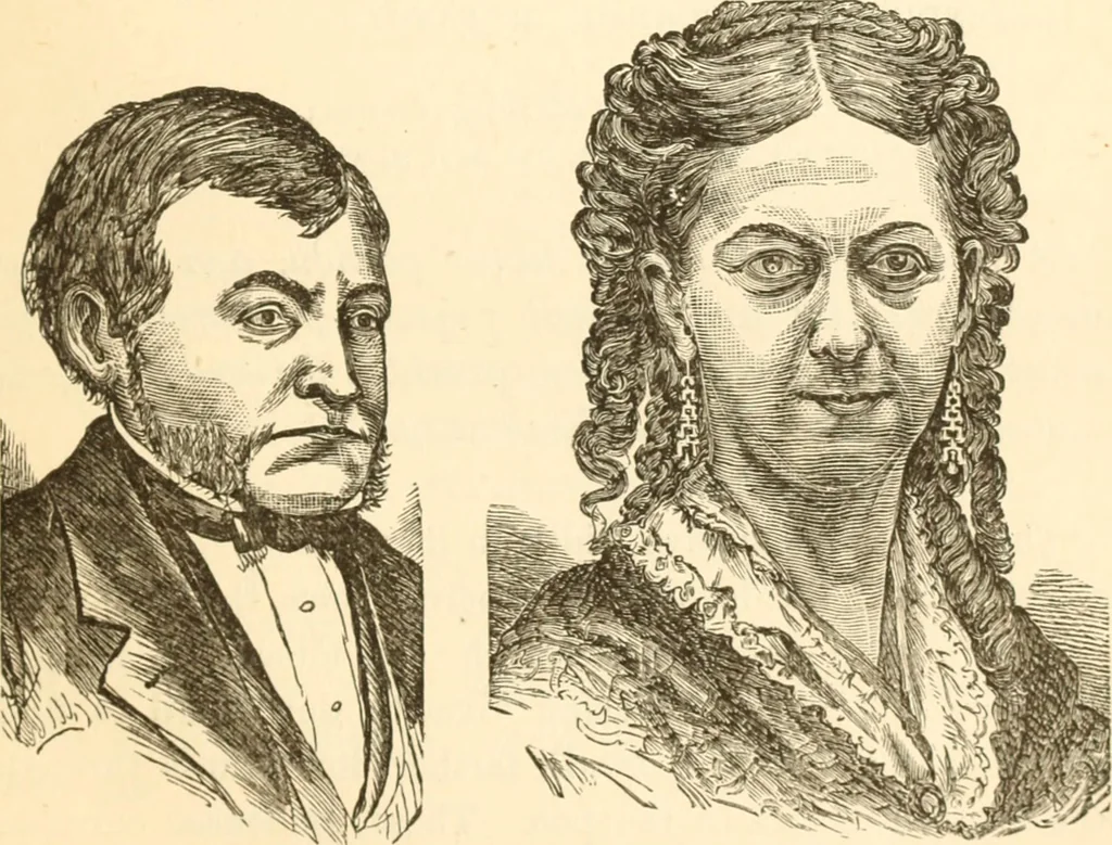 An illustration from Physiognomy illustrated ; or, Nature's revelations of character : a description of the mental, moral, and volitive dispositions of mankind, as manifested in the human form and countenance, 1891, leaf 240