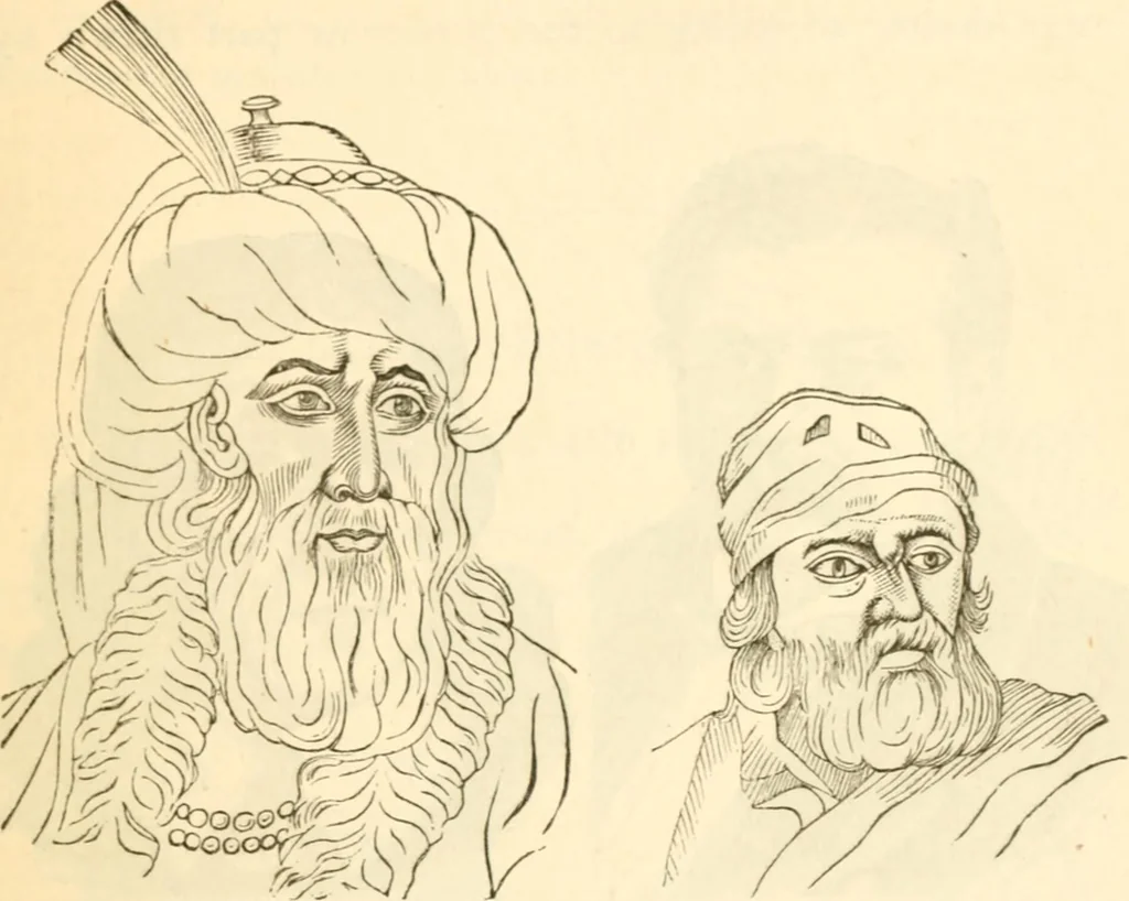An illustration from Physiognomy illustrated ; or, Nature's revelations of character : a description of the mental, moral, and volitive dispositions of mankind, as manifested in the human form and countenance, 1891, leaf 246