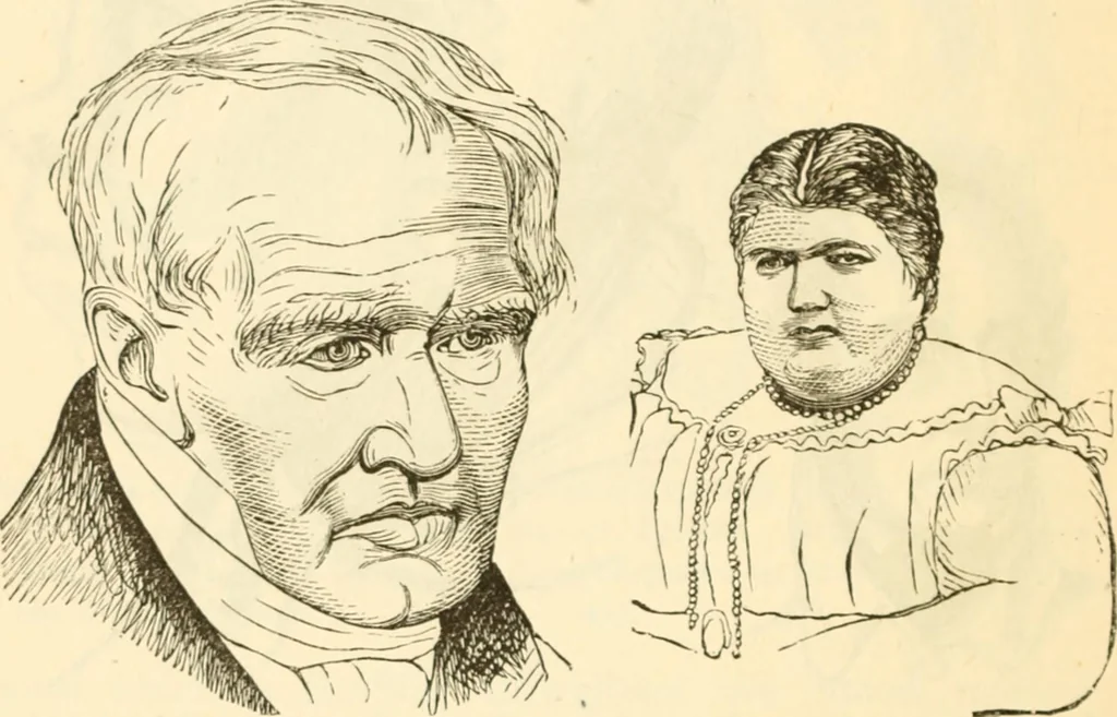 An illustration from Physiognomy illustrated ; or, Nature's revelations of character : a description of the mental, moral, and volitive dispositions of mankind, as manifested in the human form and countenance, 1891, leaf 255