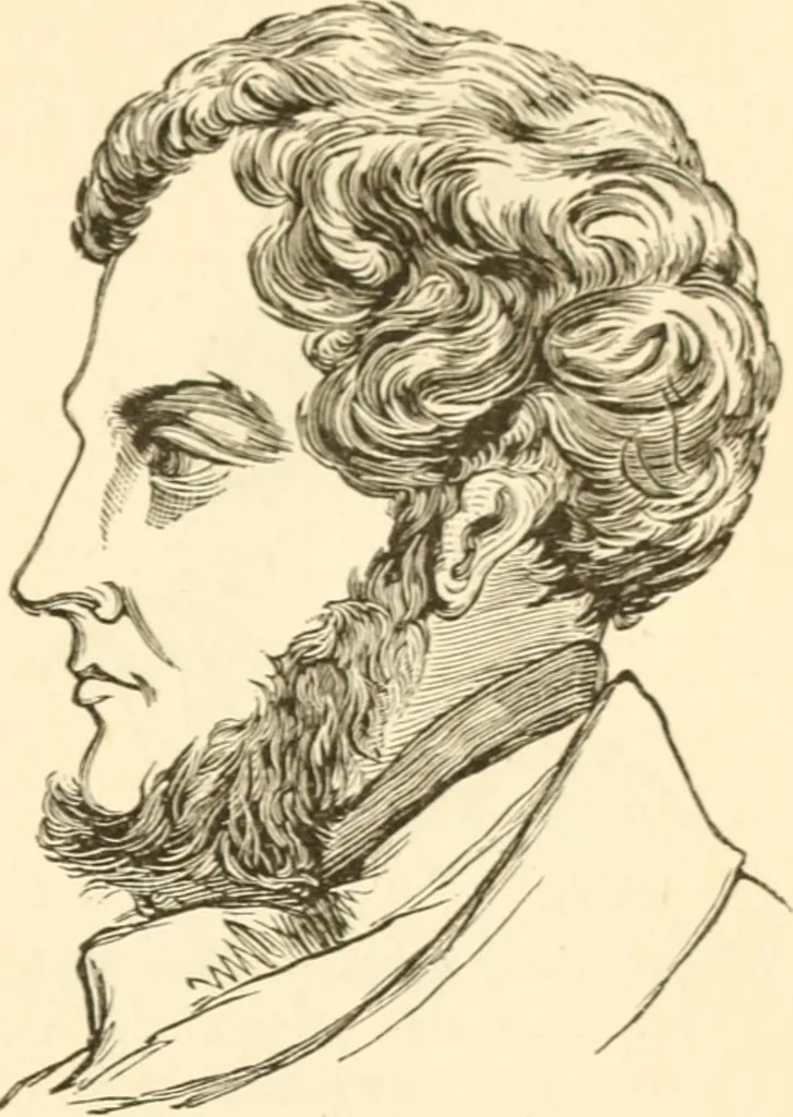 An illustration from Physiognomy illustrated ; or, Nature's revelations of character : a description of the mental, moral, and volitive dispositions of mankind, as manifested in the human form and countenance, 1891, leaf 264