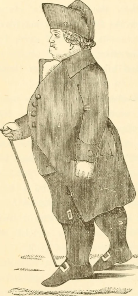 An illustration from Physiognomy illustrated ; or, Nature's revelations of character : a description of the mental, moral, and volitive dispositions of mankind, as manifested in the human form and countenance, 1891, leaf 411