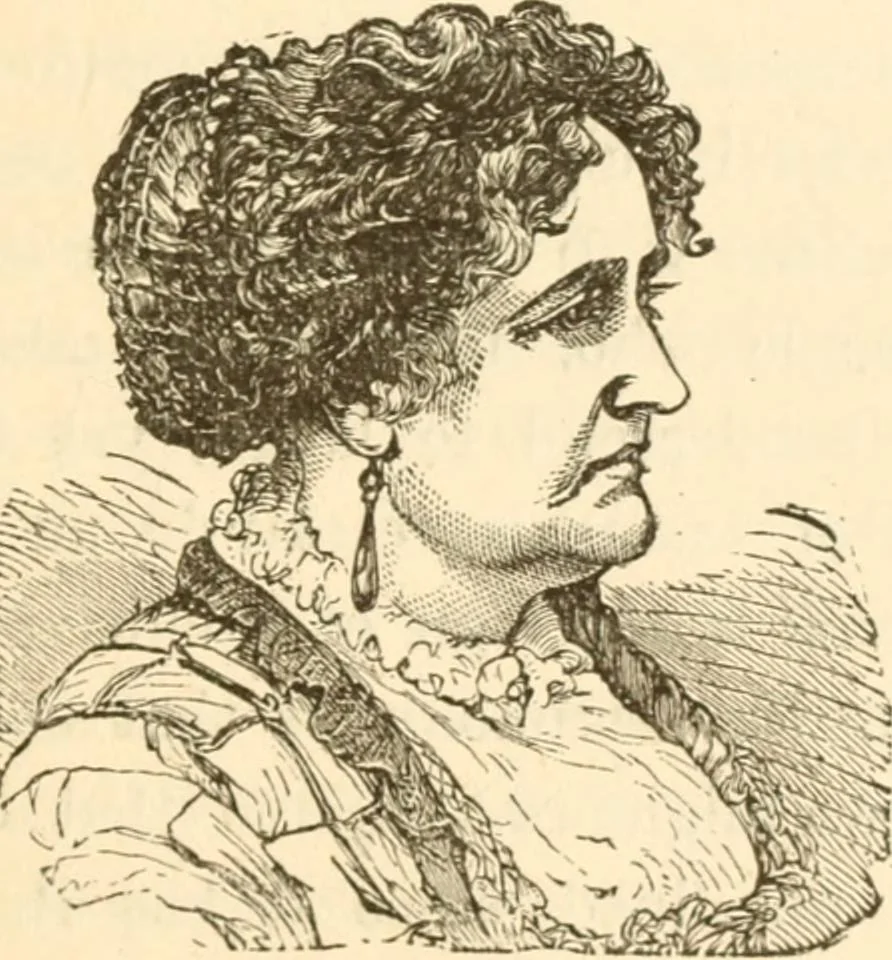 An illustration from Physiognomy illustrated ; or, Nature's revelations of character : a description of the mental, moral, and volitive dispositions of mankind, as manifested in the human form and countenance, 1891, leaf 422