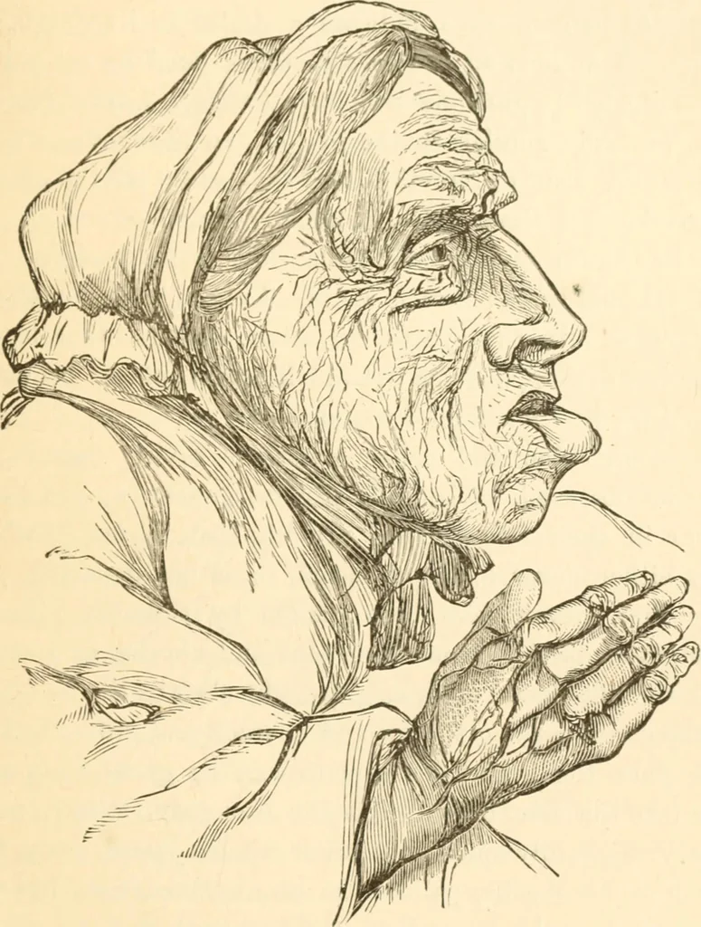 An illustration from Physiognomy illustrated ; or, Nature's revelations of character : a description of the mental, moral, and volitive dispositions of mankind, as manifested in the human form and countenance, 1891, leaf 444