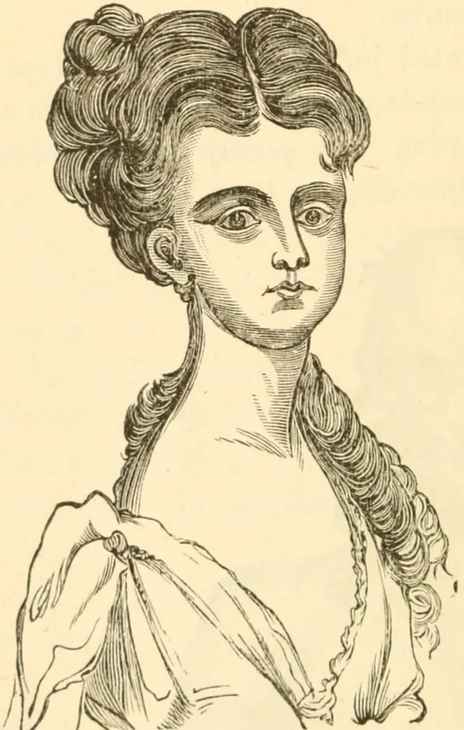 An illustration from Physiognomy illustrated ; or, Nature's revelations of character : a description of the mental, moral, and volitive dispositions of mankind, as manifested in the human form and countenance, 1891, leaf 89