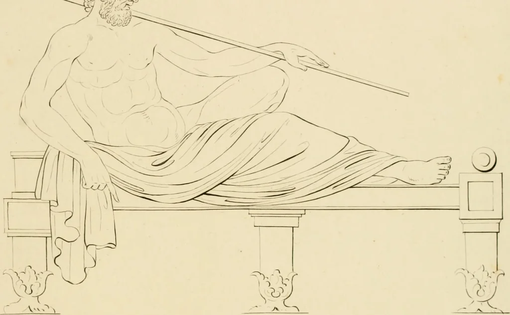 An illustration from Physiognomical sketches by Lavater, 1802, leaf 110