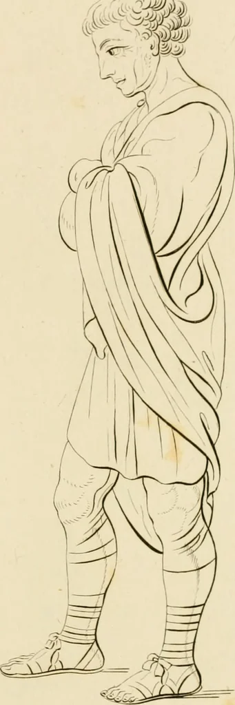 An illustration from Physiognomical sketches by Lavater, 1802, leaf 18