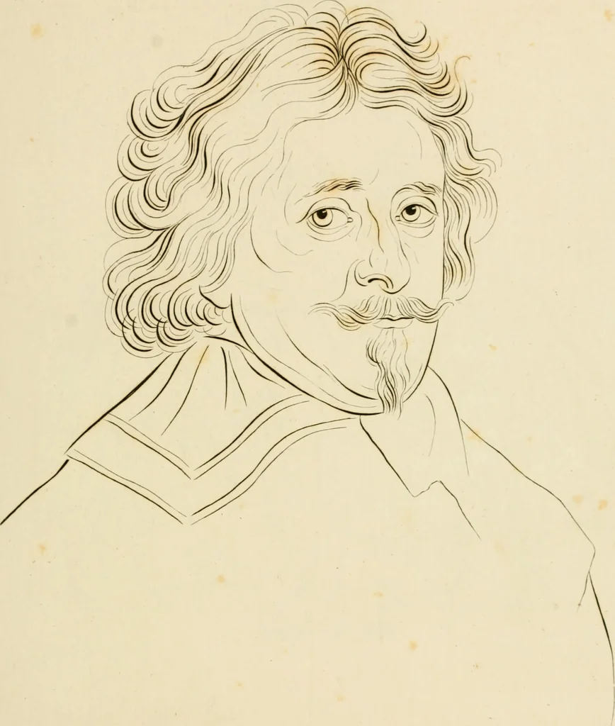 An illustration from Physiognomical sketches by Lavater, 1802, leaf 24