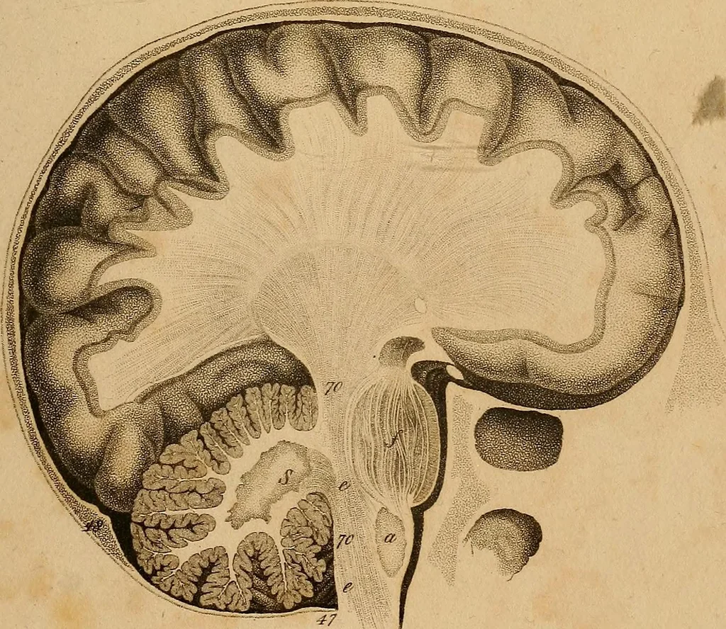 An illustration from The physiognomical system of Drs. Gall and Spurzheim; founded on an anatomical and physiological examination of the nervous system in general, and of the brain in particular; and indicating the dispositions and manifestations of the mind, 1815, leaf 602