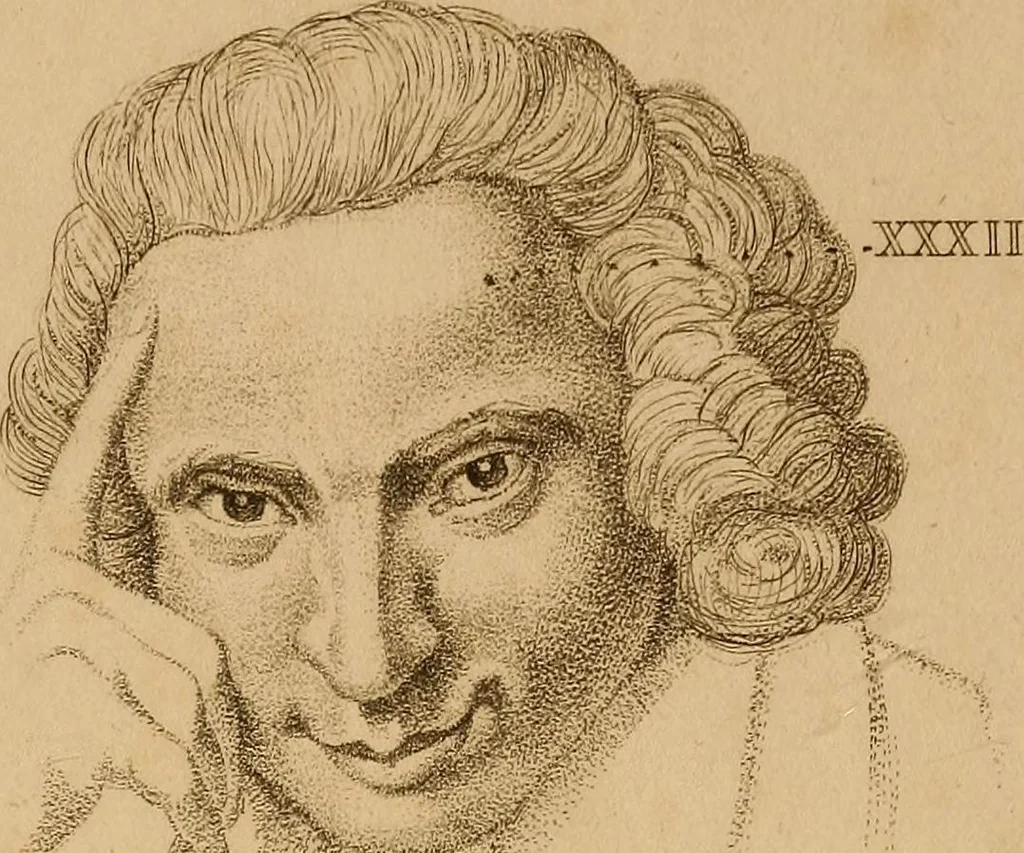 An illustration from The physiognomical system of Drs. Gall and Spurzheim; founded on an anatomical and physiological examination of the nervous system in general, and of the brain in particular; and indicating the dispositions and manifestations of the mind, 1815, leaf 632