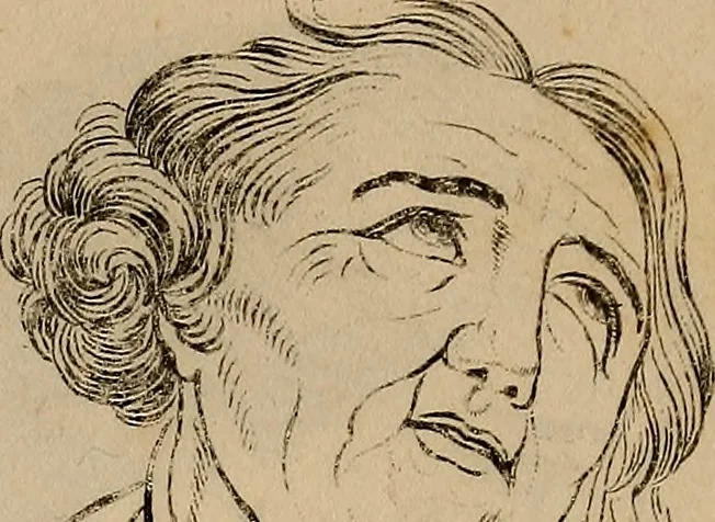An illustration from Physiognomik. Zur Beförderung der Menschenkenntniss und Menschenliebe, 1829, leaf 188