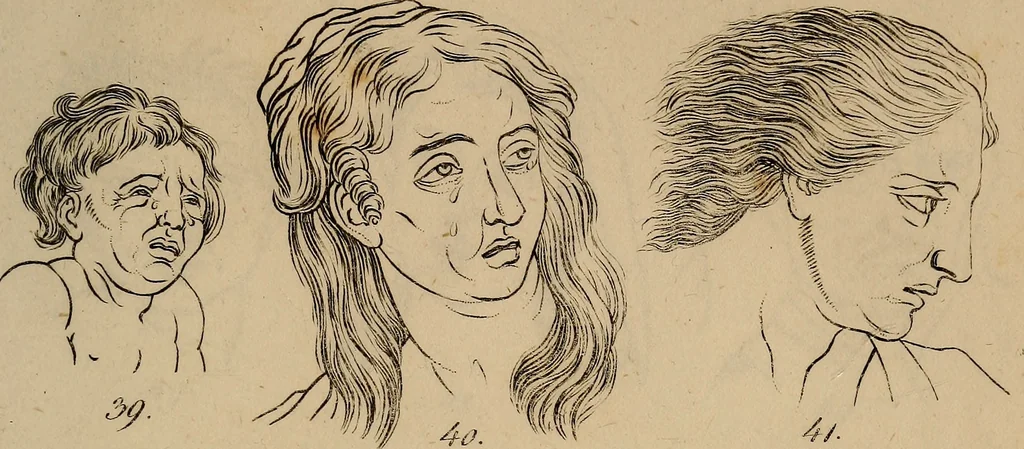 An illustration from Physiognomik. Zur Beförderung der Menschenkenntniss und Menschenliebe, 1829, leaf 190
