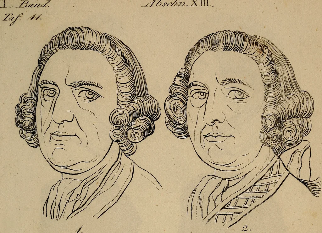 An illustration from Physiognomik. Zur Beförderung der Menschenkenntniss und Menschenliebe, 1829, leaf 194