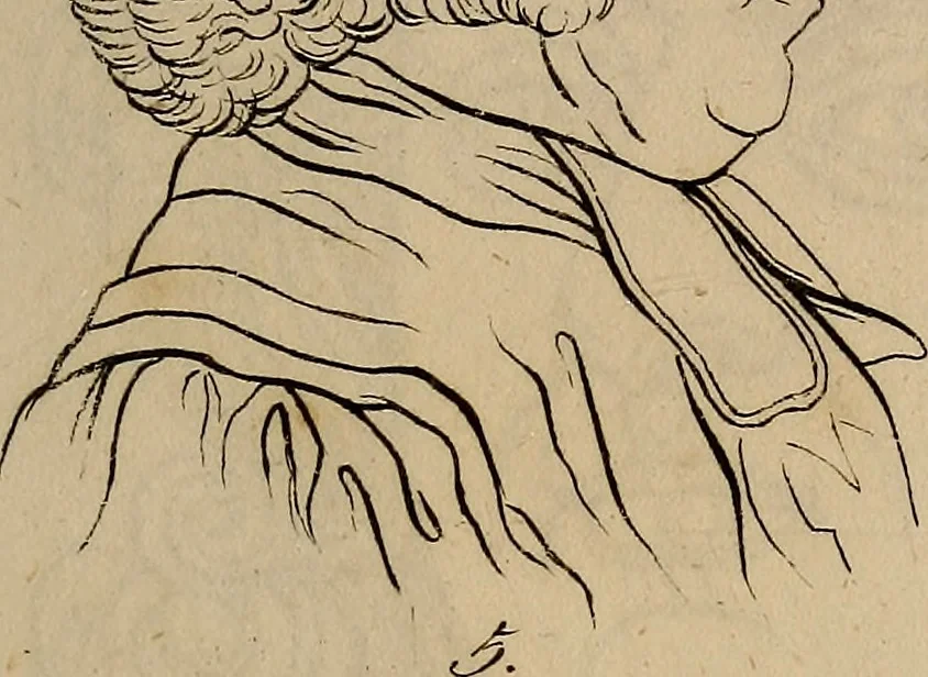 An illustration from Physiognomik. Zur Beförderung der Menschenkenntniss und Menschenliebe, 1829, leaf 204