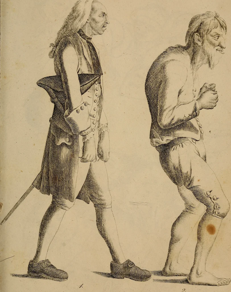 An illustration from Physiognomik. Zur Beförderung der Menschenkenntniss und Menschenliebe, 1829, leaf 210