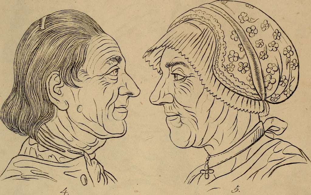 An illustration from Physiognomik. Zur Beförderung der Menschenkenntniss und Menschenliebe, 1829, leaf 224