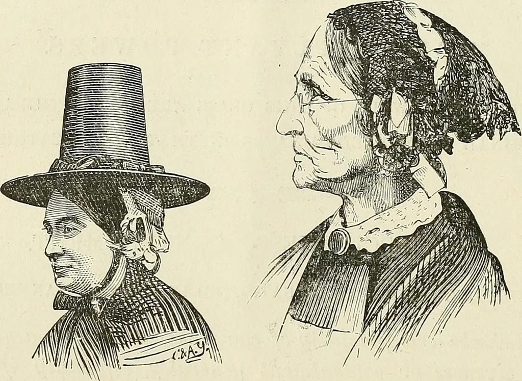An illustration from Physiognomy illustrated; or, nature's revelations of character. A description of the mental, moral, and volitive dispositions of mankind, as manifested in the human form and countenance, 1887, leaf 153