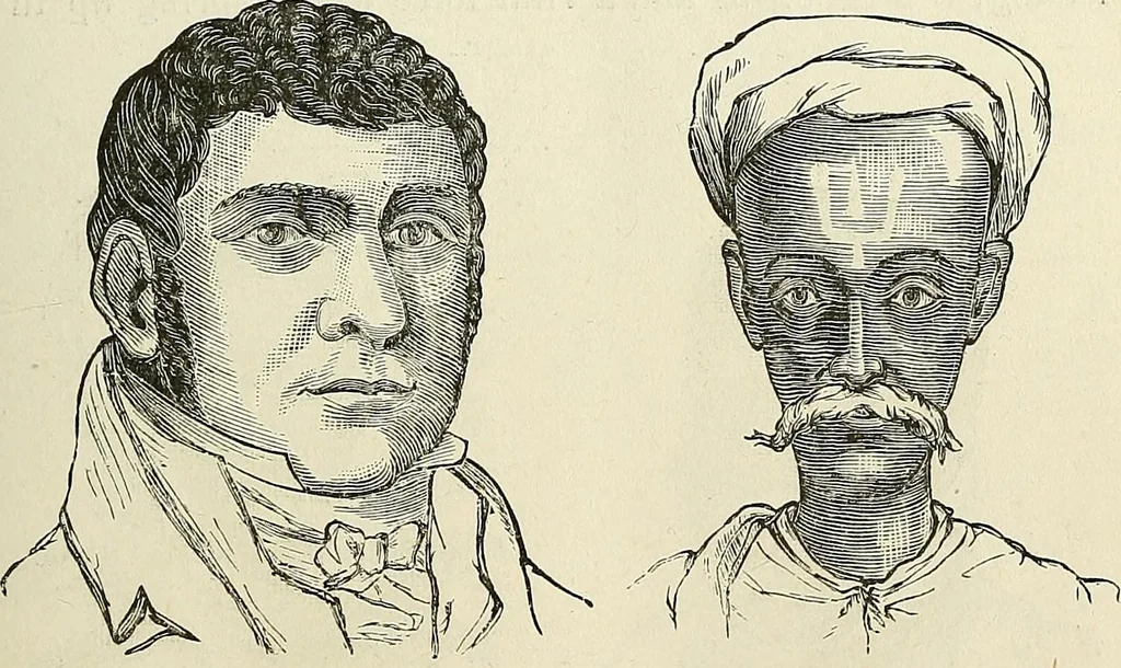 An illustration from Physiognomy illustrated; or, nature's revelations of character. A description of the mental, moral, and volitive dispositions of mankind, as manifested in the human form and countenance, 1887, leaf 158