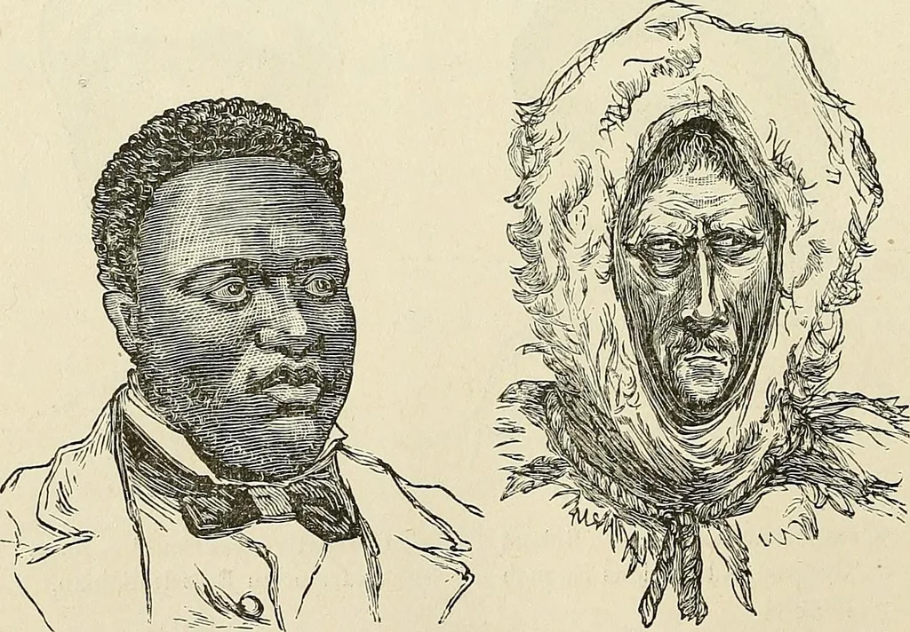 An illustration from Physiognomy illustrated; or, nature's revelations of character. A description of the mental, moral, and volitive dispositions of mankind, as manifested in the human form and countenance, 1887, leaf 159