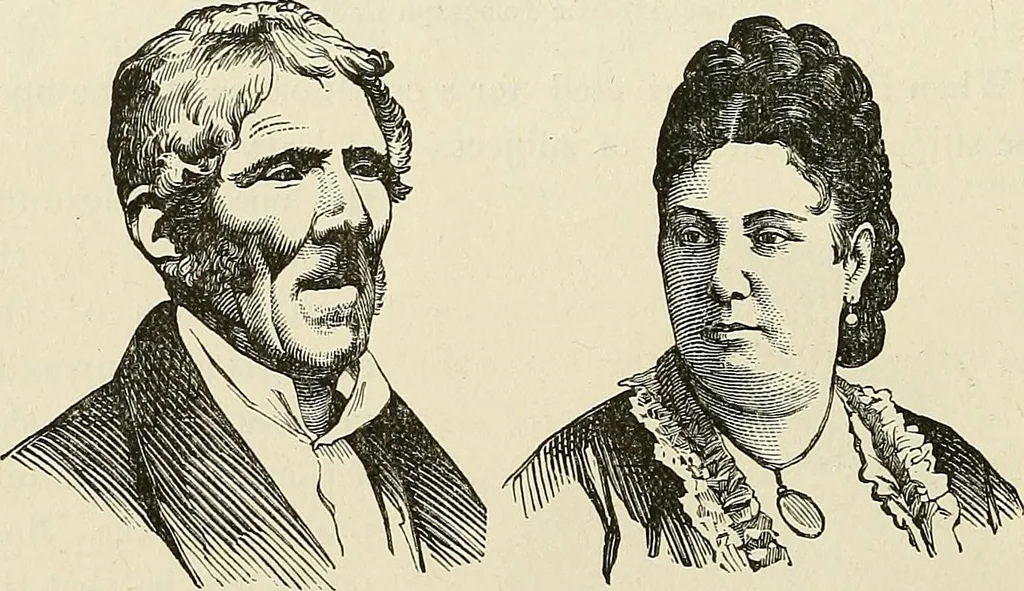 An illustration from Physiognomy illustrated; or, nature's revelations of character. A description of the mental, moral, and volitive dispositions of mankind, as manifested in the human form and countenance, 1887, leaf 205