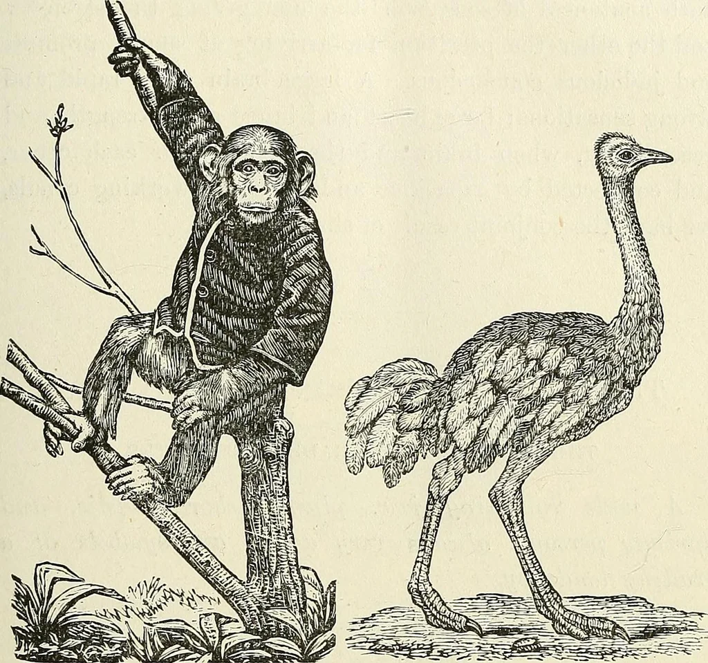 An illustration from Physiognomy illustrated; or, nature's revelations of character. A description of the mental, moral, and volitive dispositions of mankind, as manifested in the human form and countenance, 1887, leaf 210