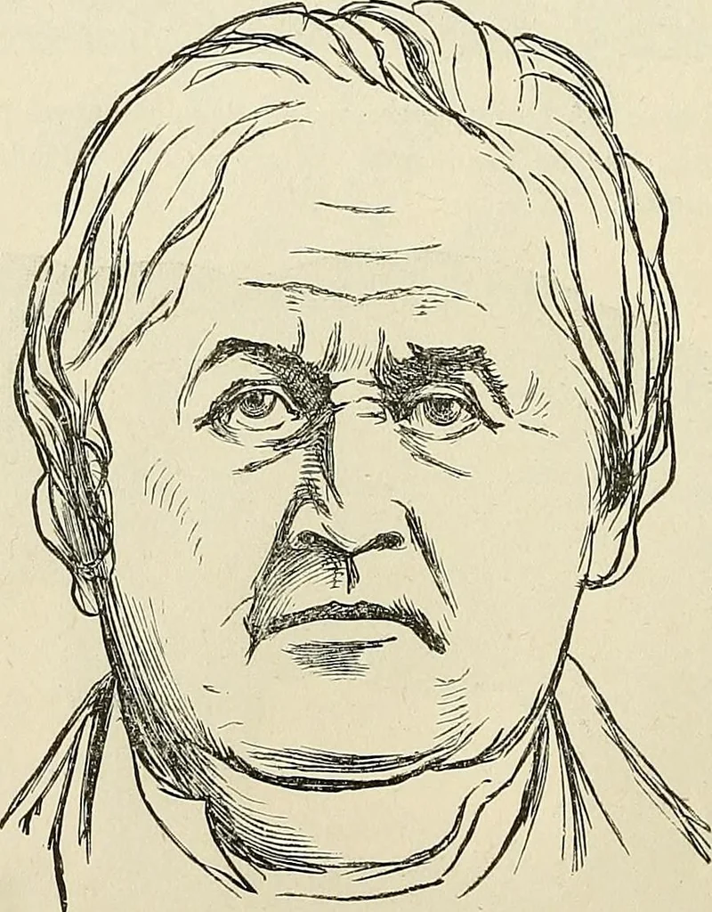 An illustration from Physiognomy illustrated; or, nature's revelations of character. A description of the mental, moral, and volitive dispositions of mankind, as manifested in the human form and countenance, 1887, leaf 211