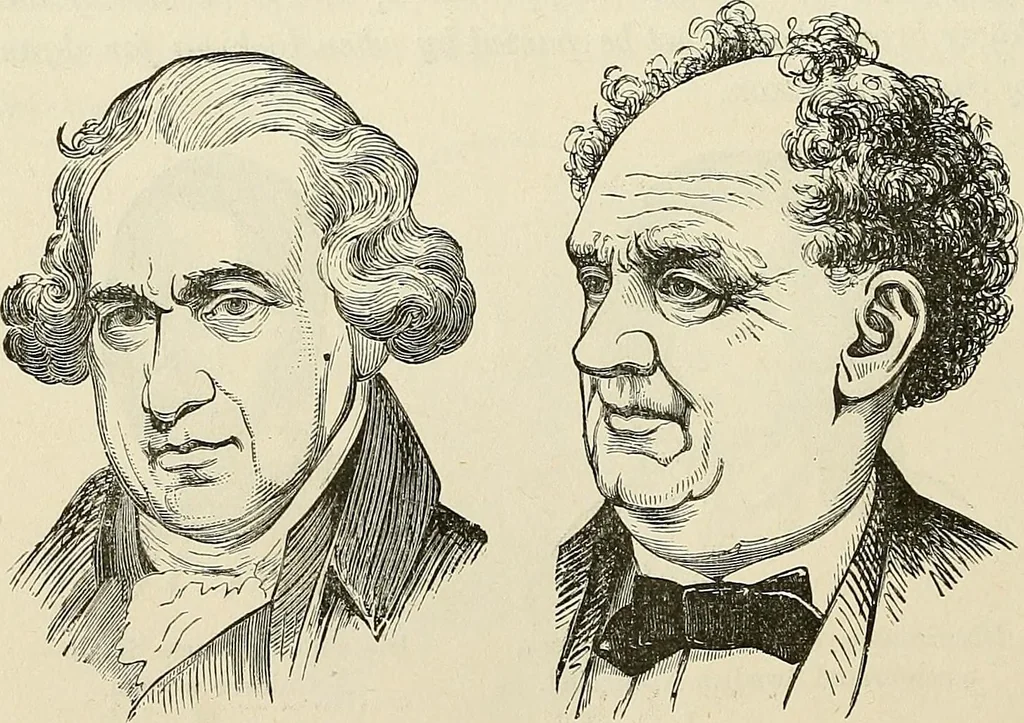 An illustration from Physiognomy illustrated; or, nature's revelations of character. A description of the mental, moral, and volitive dispositions of mankind, as manifested in the human form and countenance, 1887, leaf 215