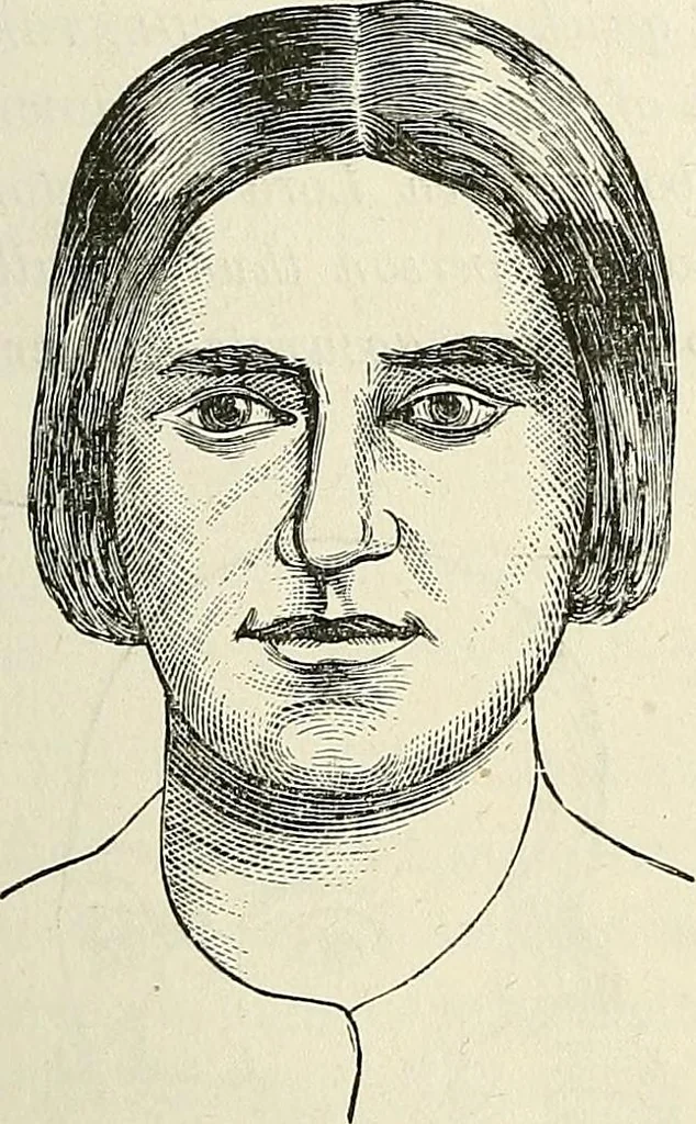 An illustration from Physiognomy illustrated; or, nature's revelations of character. A description of the mental, moral, and volitive dispositions of mankind, as manifested in the human form and countenance, 1887, leaf 224