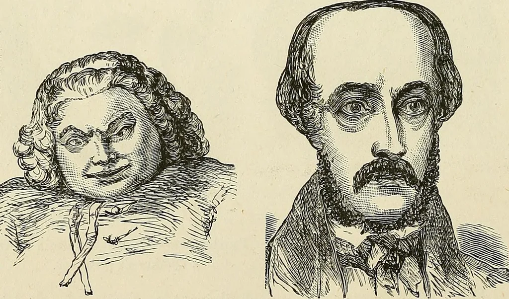An illustration from Physiognomy illustrated; or, nature's revelations of character. A description of the mental, moral, and volitive dispositions of mankind, as manifested in the human form and countenance, 1887, leaf 251