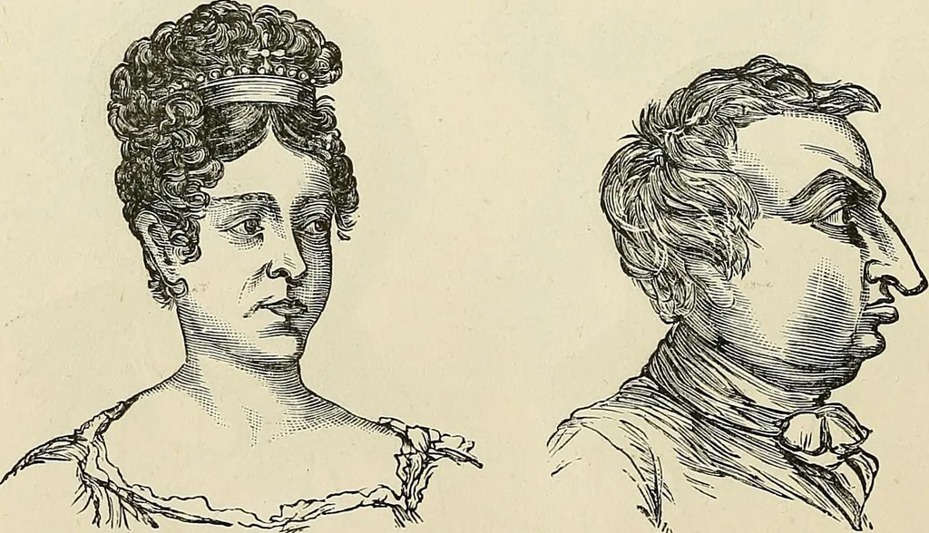 An illustration from Physiognomy illustrated; or, nature's revelations of character. A description of the mental, moral, and volitive dispositions of mankind, as manifested in the human form and countenance, 1887, leaf 253