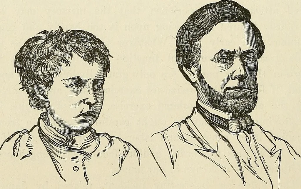 An illustration from Physiognomy illustrated; or, nature's revelations of character. A description of the mental, moral, and volitive dispositions of mankind, as manifested in the human form and countenance, 1887, leaf 263