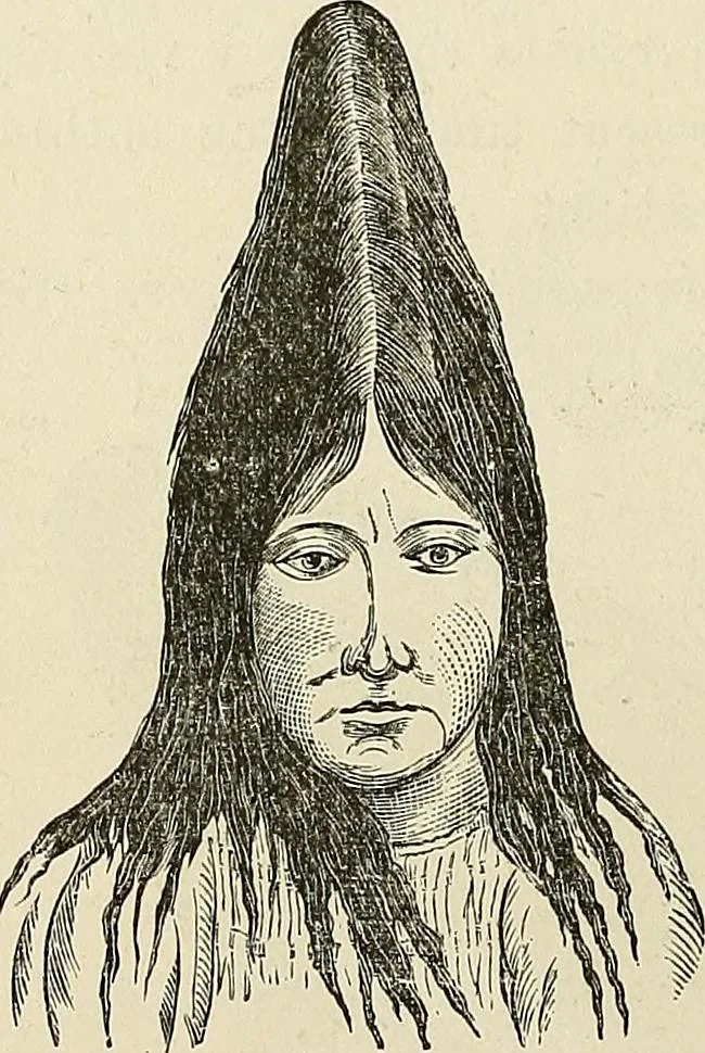 An illustration from Physiognomy illustrated; or, nature's revelations of character. A description of the mental, moral, and volitive dispositions of mankind, as manifested in the human form and countenance, 1887, leaf 279