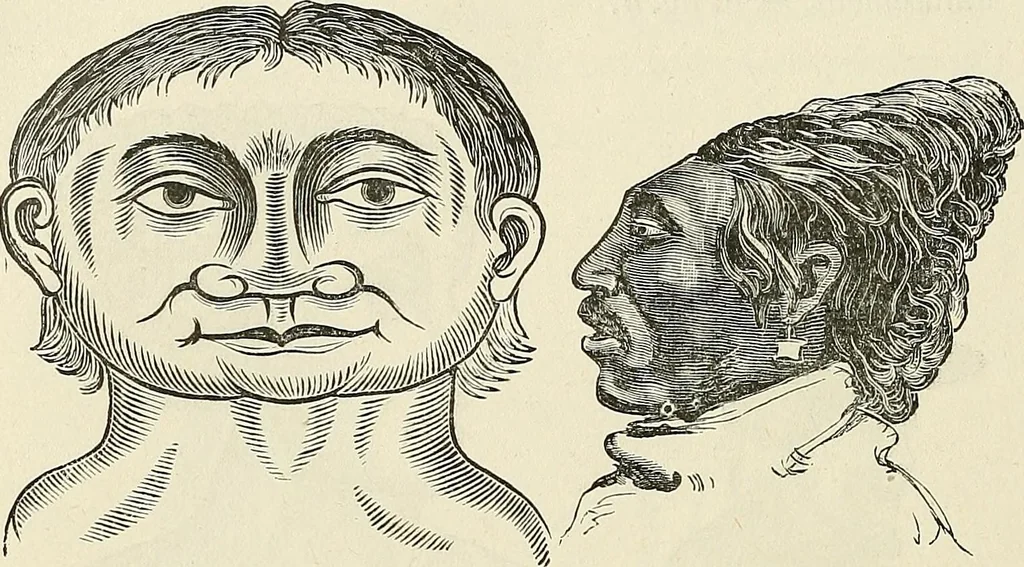 An illustration from Physiognomy illustrated; or, nature's revelations of character. A description of the mental, moral, and volitive dispositions of mankind, as manifested in the human form and countenance, 1887, leaf 539