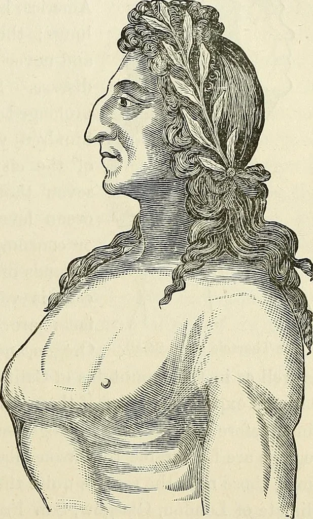 An illustration from Physiognomy illustrated; or, nature's revelations of character. A description of the mental, moral, and volitive dispositions of mankind, as manifested in the human form and countenance, 1887, leaf 84