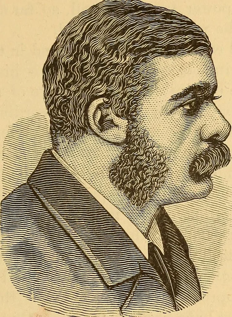 An illustration from Physiognomy. A practical and scientific treatise, 1881, leaf 126