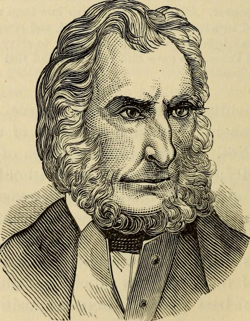 An illustration from Physiognomy : A practical and scientific treatise. Being a manual of instruction in the knowledge of the human physiognomy and organism, considered chemically, architecturally, and mathematically; embracing the discoveries of located traits, with their relative organs and signs of character, together with the three grand natural divisions of the human face, 1881, leaf 101