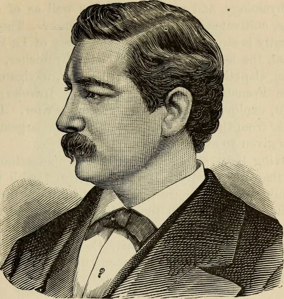 An illustration from Physiognomy : A practical and scientific treatise. Being a manual of instruction in the knowledge of the human physiognomy and organism, considered chemically, architecturally, and mathematically; embracing the discoveries of located traits, with their relative organs and signs of character, together with the three grand natural divisions of the human face, 1881, leaf 120