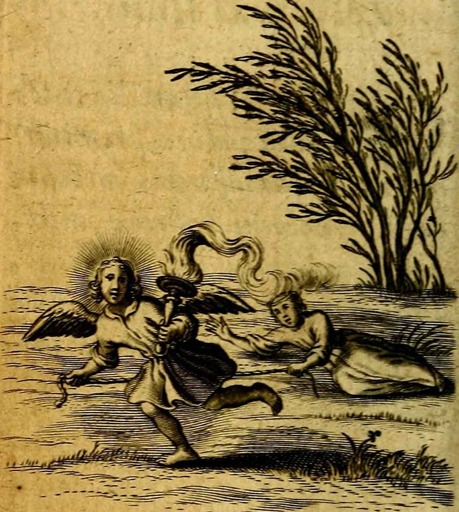 An illustration from Pia desideria authore Hermanno Hugone, 1628, leaf 115