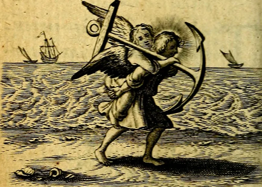 An illustration from Pia desideria authore Hermanno Hugone, 1628, leaf 135