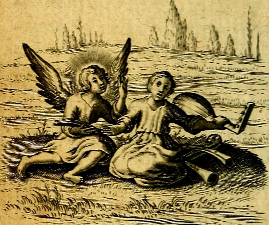 An illustration from Pia desideria authore Hermanno Hugone, 1628, leaf 143