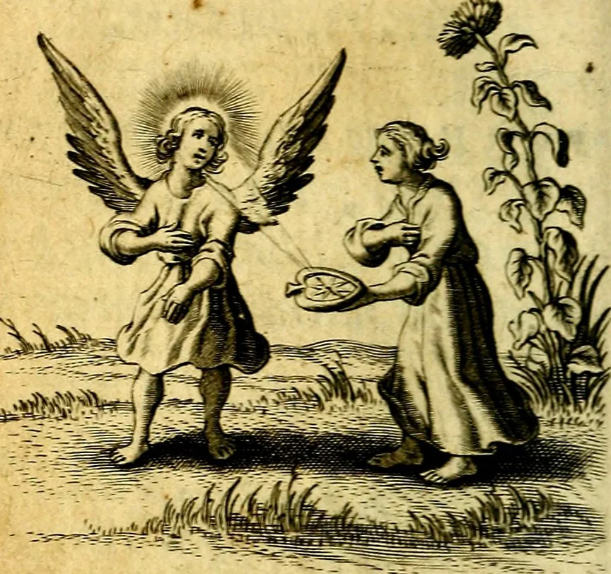 An illustration from Pia desideria authore Hermanno Hugone, 1628, leaf 161