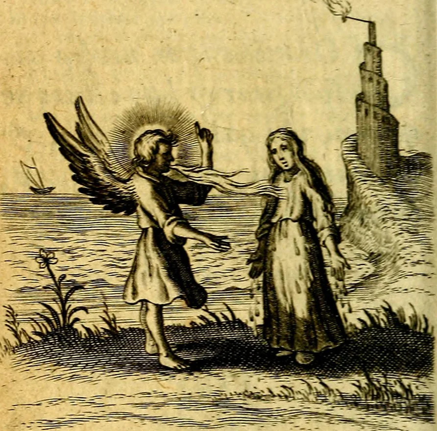 An illustration from Pia desideria authore Hermanno Hugone, 1628, leaf 165